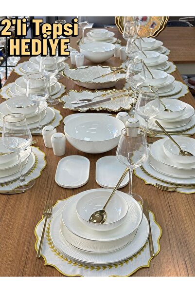 MD MİMOZA DEKOR Yemek Takımı 181 Parça 12 Kişilik Branches