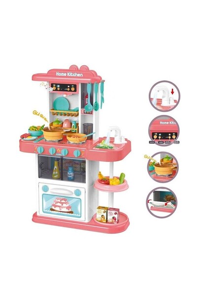 PROCART Multifunctional kitchen for children, cooking sound effects, lights, sink water, 72x51.5x23.5 cm