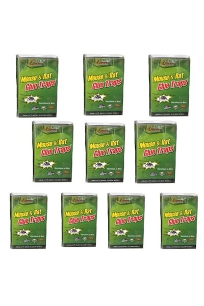 SokShop Set de 10 capcane adezive pentru șoareci, tip carte