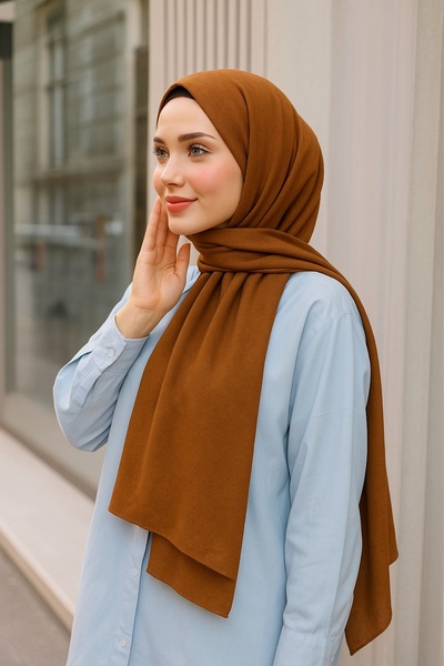 VIEN POLO شال قطني بدون نمط - غير قابل للانزلاق، لا يسبب التعرق، مناسب للاستخ...