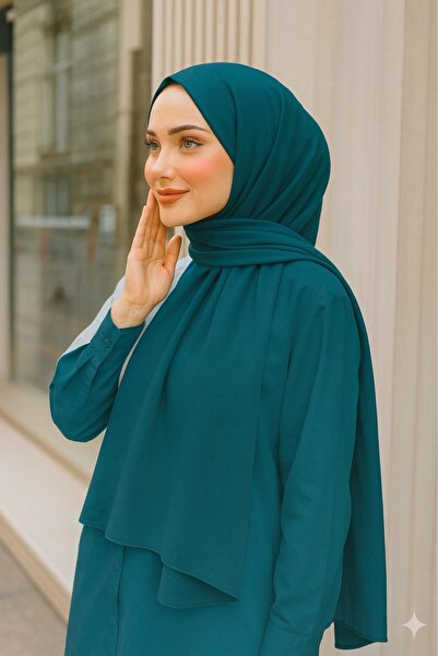 VIEN POLO Şal din bumbac simplu, fără model – anti-alunecare, anti-transpiraţ...