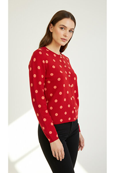 Digz fashion 100% Organic Cotton (Gots Certified) Polka Dot Knit Cardigan