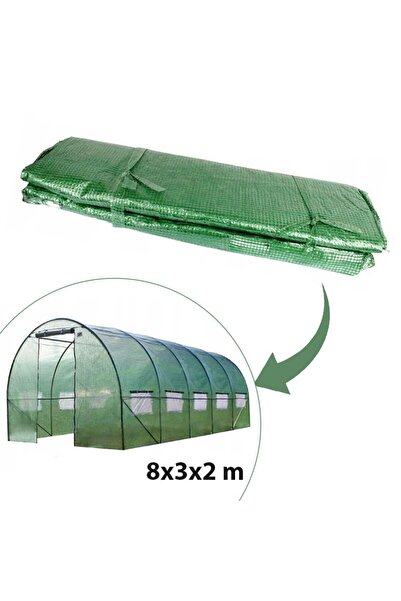 PROCART Προστατευτική μεμβράνη για σολάριουμ κήπου, 8x3x2m, 10 παράθυρα, PE 1...