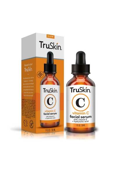 Truskin سيروم فيتامين سي للوجه، سيروم مضاد للشيخوخة مع حمض الهيالورونيك وفيتا...