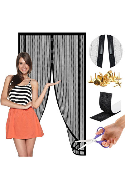 AGMM Magic Mesh mosquito net, magnetic closure, self-adhesive Velcro mounting...