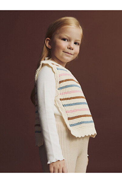 LC Waikiki Crew Neck Girls' Knitwear Sweater Vest