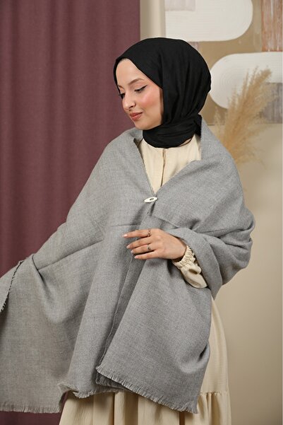 mim eşarp Şal de umăr de iarnă cu două feţe, de culoare uni