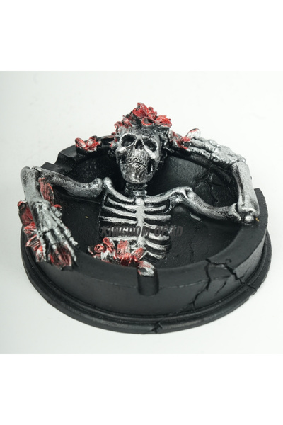 Kingdom of 3D Gotik İskelet Küllük, Hediyelik Dekoratif Küllük