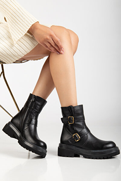 Elile Shoes Hakiki Deri 35 Numaradan 41-42-43 Numaraya Kadar Kadın Kışlık Bot