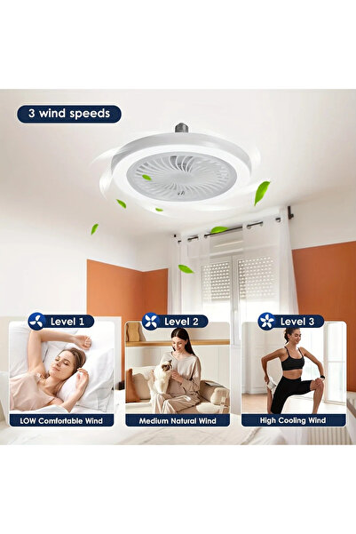 Genel Markalar LED Lambalı Tavan Vantilatörleri (5282)