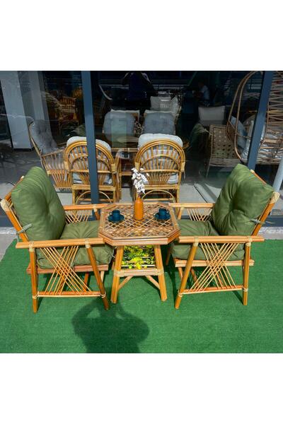 AYGÜN BBQ Balkon Bahçe Teras Mutfak Masa Takımı Oturma Grubu Balkon Takımı Ba...