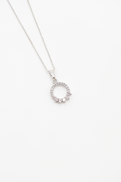 TAKIBOX Zircon Stone Ring Model Necklace