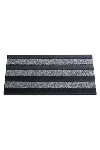OPTIM DEKO Modern entrance mat, rubber and polyethylene, very durable, Brown, 76x46 cm
