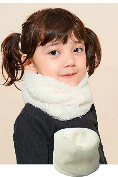 Leiste Stole Children's Plush Neck Collar Scarf Kaşkol Windproof Welsoft Neck Collar Shawl