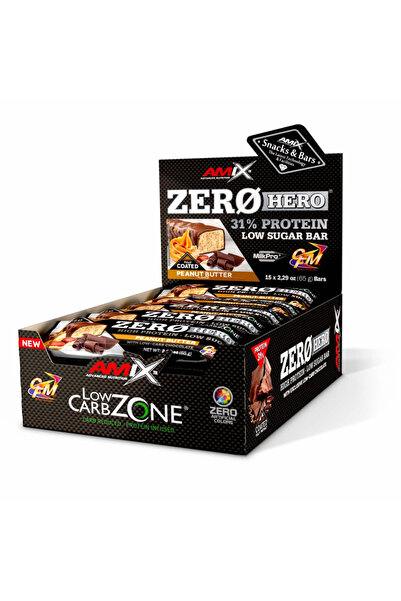 AMIX Zero Hero 31% Protein Bar 15x65 gr - AROMA SORUNUZ !!!