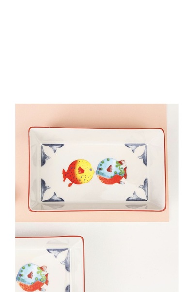 Porland Coralline Salad Plate 10X17Cm