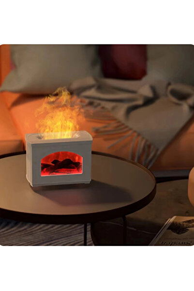 Epilons Fireplace Air Humidifier Aromatic Room Fragrance 270 Ml Diffuser Steam Machine