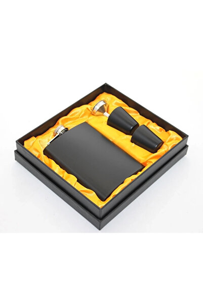 Twin Store Stainless steel 2 shot glass flask set alk2671