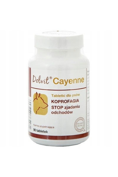 Other Dolvit Cayenne STOP EATING FELLS pentru câini Coprofagie 90 de comprimate.
