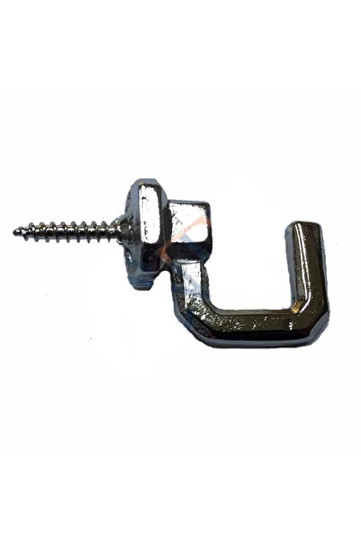 Epilons Hook with Screw, Hanger Large - 15X23Mm, Nickel - 1 Piece