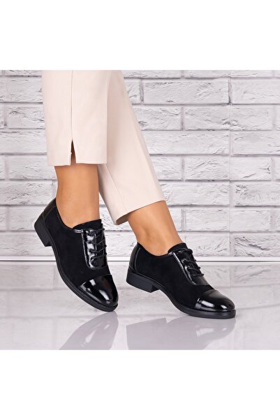 Botinelli Women's casual shoes Black -leather suede Maisie Torrenia, 36