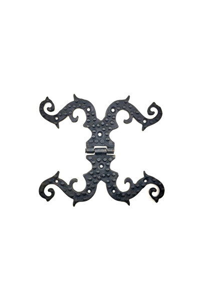 Epilons Antique Style Decorative Brass Ornate Hinge - 190X170 Mm, Oxide