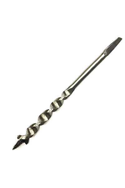 Epilons Wooden Auger Hand / Drill Bit with Lantern - Four Corners 12 mm