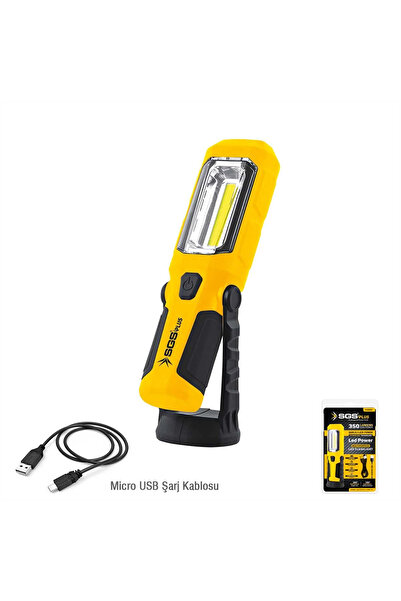 SGS ŞARJLI LED FENER 350 LÜMEN 3.7V / 1200 mAh