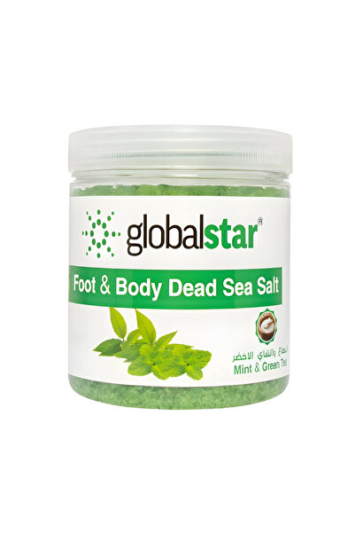 Globalstar جلوبال ستار املاح البحر الميت للجسم والقدمين 1 كغ بالنعناع والشاي ...