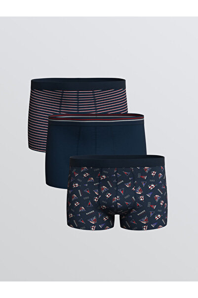 LC Waikiki Özmarka New Season Standard Mold Bumbac elastic pentru bărbați box...