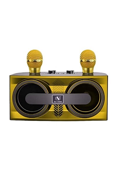 PopZa مكبر صوت كاريوكي Smart Berry M25 مزود بميكروفون لاسلكي بتقنية البلوتوث