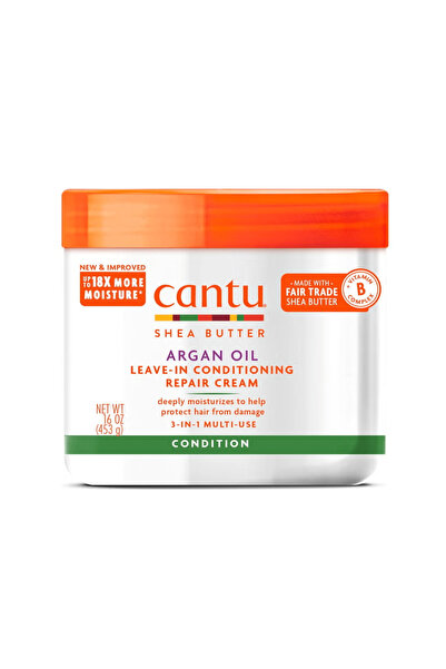 Cantu Bags كريم إصلاح وترطيب الشعر بزيت الأرغان - 453 جرام
