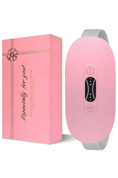 PopZa Generic Slim Shape Belt Portable Heating Pad for Period Cramps Cordless...