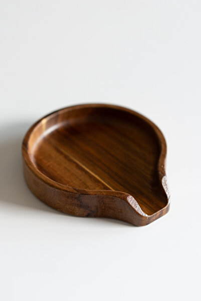 Dekorzdükkan Acacia Dirty Spoon Rest (11 cm)