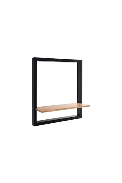 OEM Raft din lemn cu cadru metalic 40x10x40cm