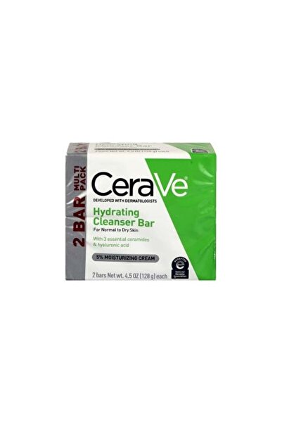 CeraVe Hydrating Cleanser Bar - 2 Pieces, 128g