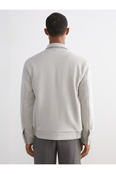 LC Waikiki Peak Yeni Sezon Slim Fit Gömlek Yaka Süet Erkek Mont