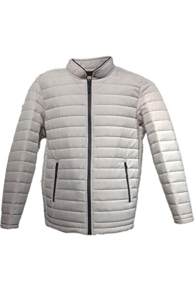 SÜVARİ Ray Pattern Quilted Jacket Men's Jacket Mn2008700519 Stone