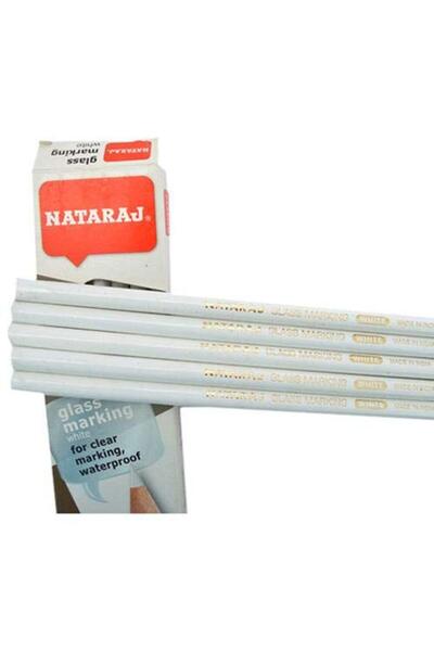Nataraj ناتراج للزجاج أبيض - Glass Marking Pencil White Round