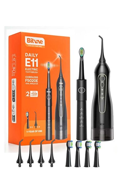 Bitvae مجموعة العناية بالفم من ويفز: فرشاة أسنان رقمية وجهاز ري الفم بالماء