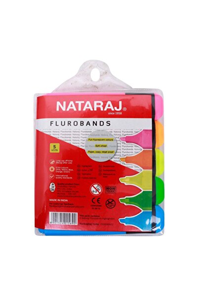 Nataraj Natraj Highlighters 5P Assorted