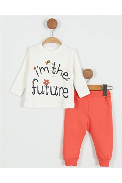 VOY KİDS Baby Girl Raincoat Hooded, 3 Piece Seasonal Top and Bottom Set L 3-6-9-12-18 Months