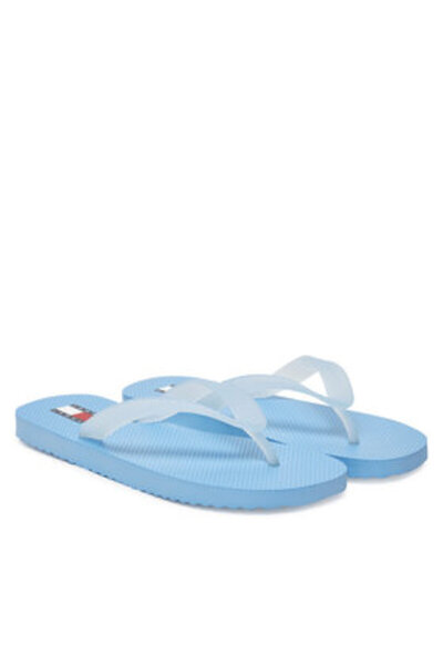 Tommy Jeans Γυναικείες Σαγιονάρες EN0EN02447 Ανοιχτό Μπλε