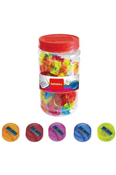 Nataraj Natraj Neon Sharpener 50P Jar