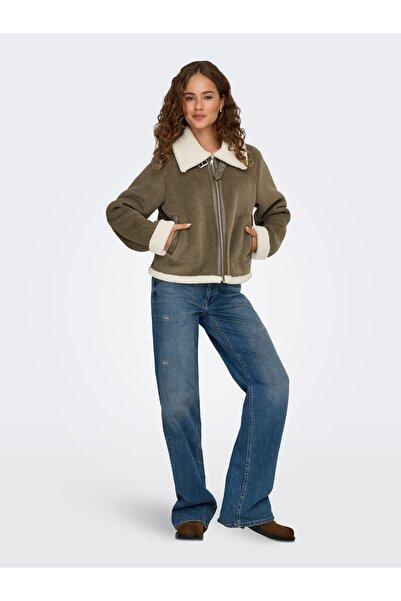 ONLY Onlkingston Cord Bond Jacket Cc Otw Women's Coat 15348995 Detail:Birch/Rain Drum