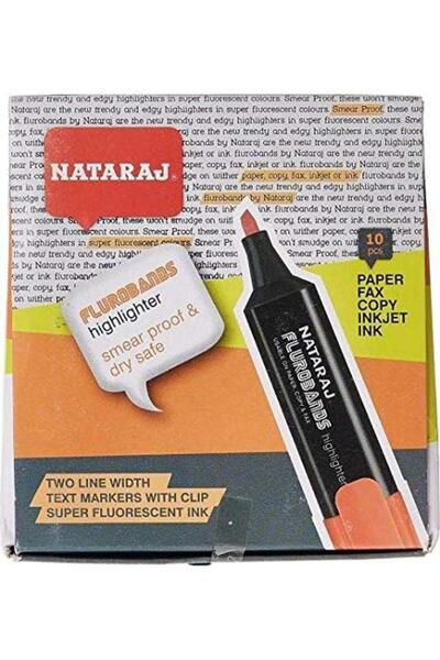 Nataraj Natraj Highlighters 10P Yellow