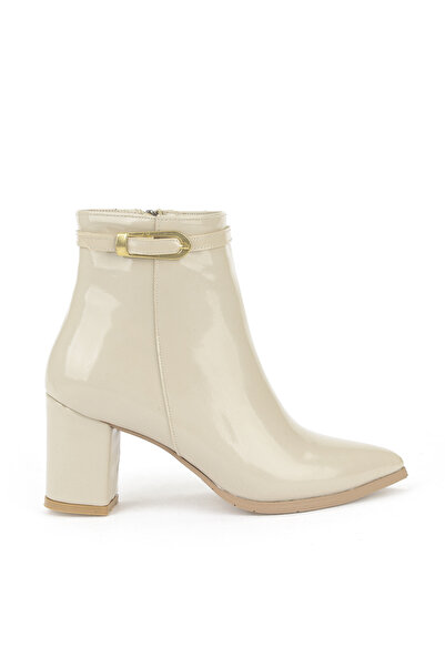 Ziya , Γυναικείες μπότες με τακούνι 1531044Z4010 Μπεζ