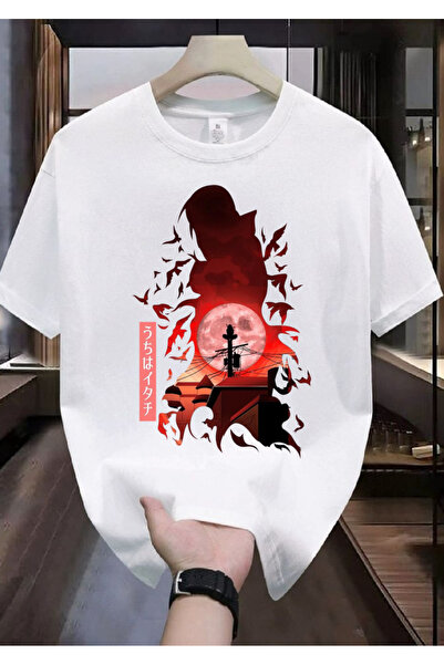 RYO FASHİON Μπλουζάκι Uchiha Itachi Naruto Anime Character Design με τύπωμα I...