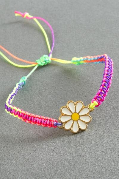 ELEKTRİK DOKTORU سوار من حبل المكرامية على شكل زهرة الأقحوان من AhEs Shopping