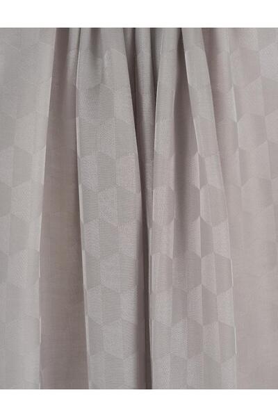 Kayra Koza Pattern Jacquard Woven Shawl Silver